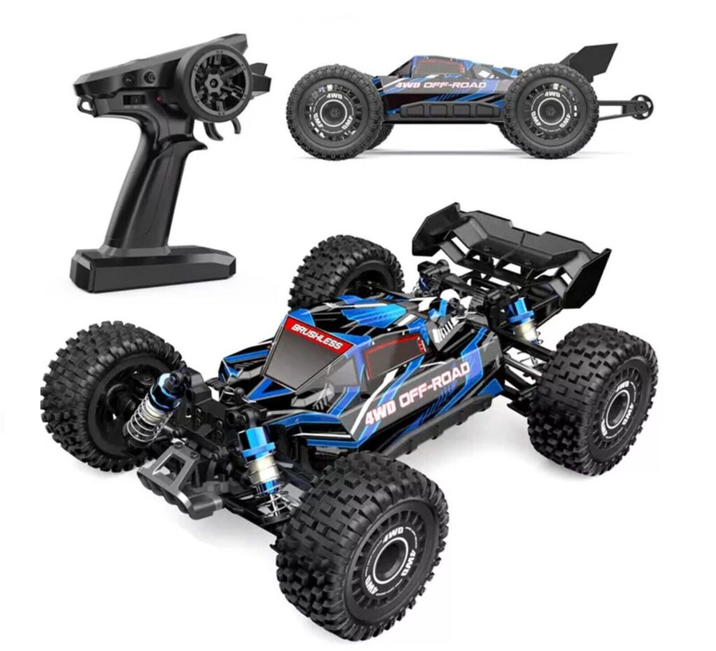 MJX Hyper GO - 16207 1/16 4WD Brushless Off Road Buggy - Blauw - RC