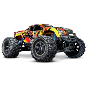 Traxxas X-Maxx 8S 4WD Brushless RTR Monster Truck Solar Flare TQi Radio