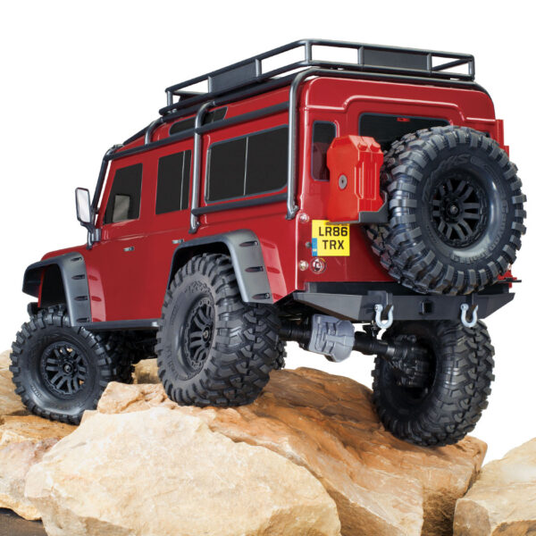 Traxxas TRX4 Defender 1:10 Scale Clipless Body 82256-4 Red - CINERIGS