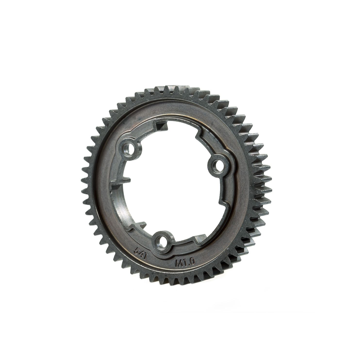 white-6449r_1 Traxxas 54-Tooth Wide-Face Steel Spur Gear 1.0 mod 6449R - Image 1
