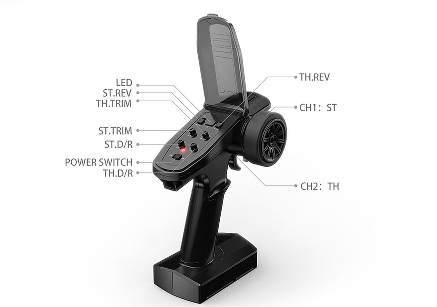 Hypergo 12212image2 MJX HyperGo 12212 1:12 4WD RC Truck In India - Image 5