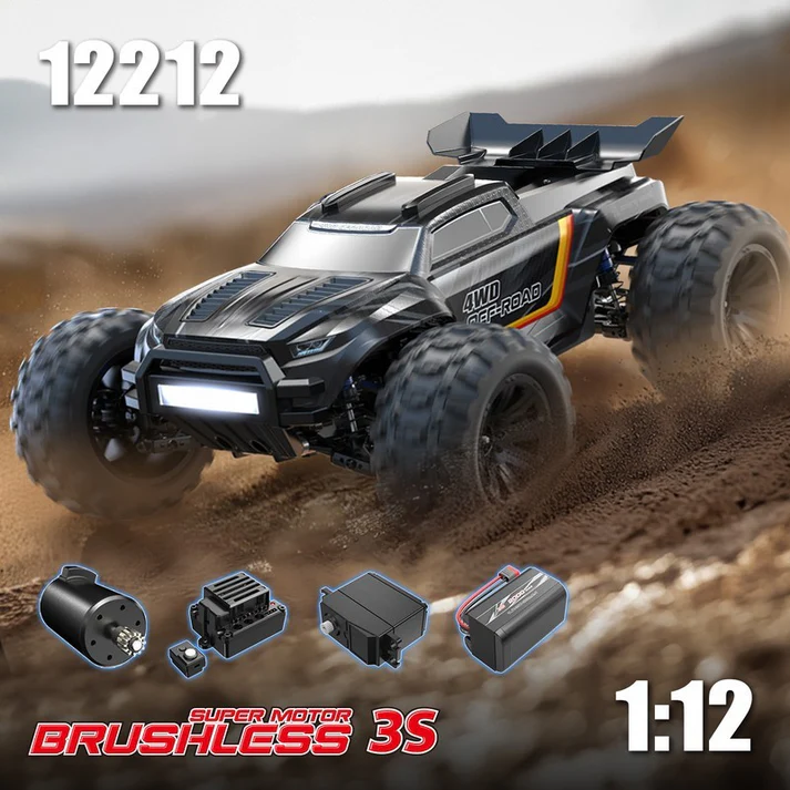 Hypergo 12212image4 MJX HyperGo 12212 1:12 4WD RC Truck In India - Image 3