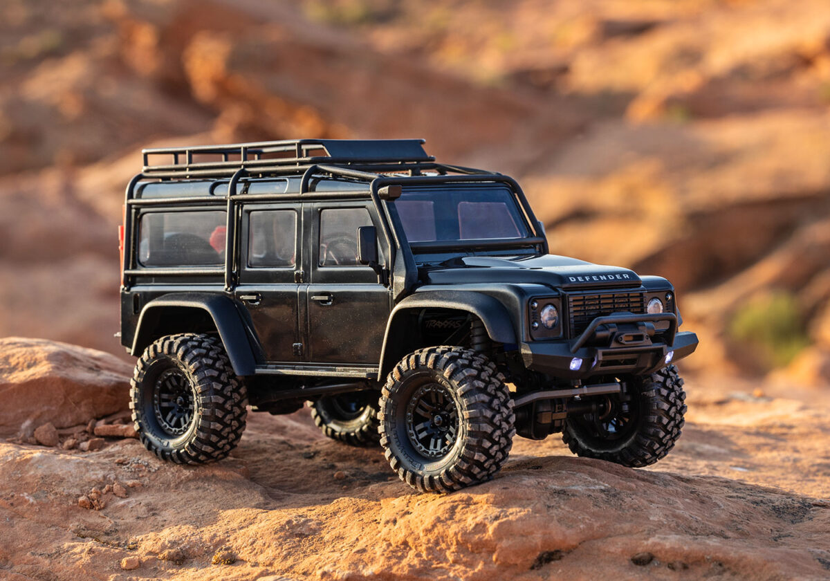 Traxxas TRX4m Defender 1:18 Scale Crawler Black - CINERIGS