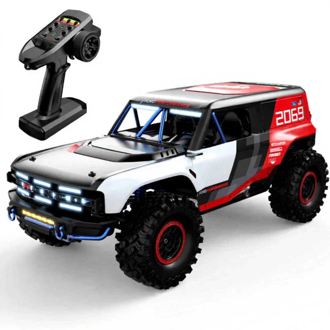 aiease_1771420087120_imresizer.jpg MJX Hypergo 1:8 Brushless H8P Remote Control Ford Bronco Baja 1000 4WD Off-Road Car | India - Image 1