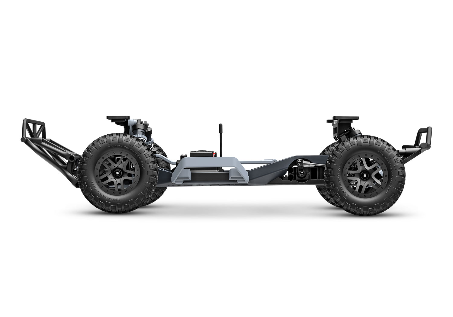 58434-4-Slash-2WD-VX3-Chassis-Side_60308793 New Traxxas Slash 2WD VX3 Brushless RTR 1/10 4WD Short Course RC Truck Blue - Image 7