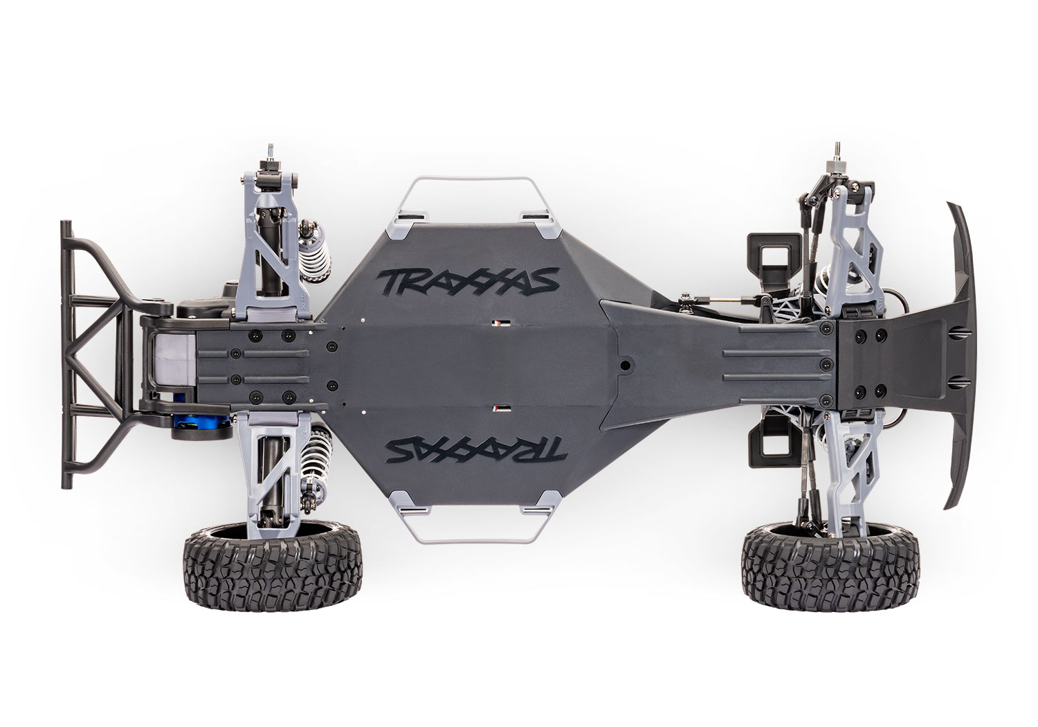 58434-4-Slash-2WD-VX3-EHD-Chassis-Underside-No-Wheels_60875209 New Traxxas Slash 2WD VX3 Brushless RTR 1/10 4WD Short Course RC Truck Blue - Image 9