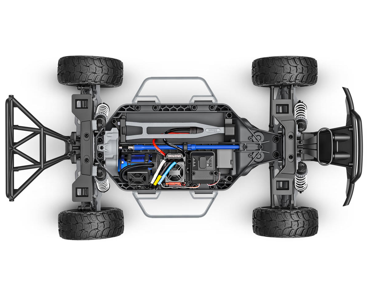 tra68454-4-orng_5 New Traxxas Slash 4X4 VX3 Brushless RTR 1/10 4WD Short Course RC Truck Blue - Image 5