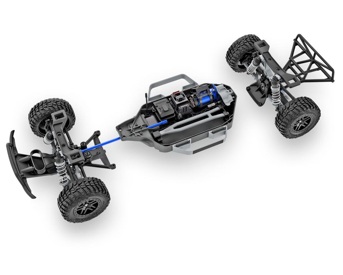 tra68454-4-orng_7 New Traxxas Slash 4X4 VX3 Brushless RTR 1/10 4WD Short Course RC Truck Blue - Image 8