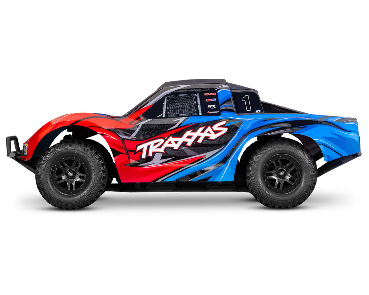 tra68454-4-red_3 New Traxxas Slash 4X4 VX3 Brushless RTR 1/10 4WD Short Course RC Truck Blue - Image 2
