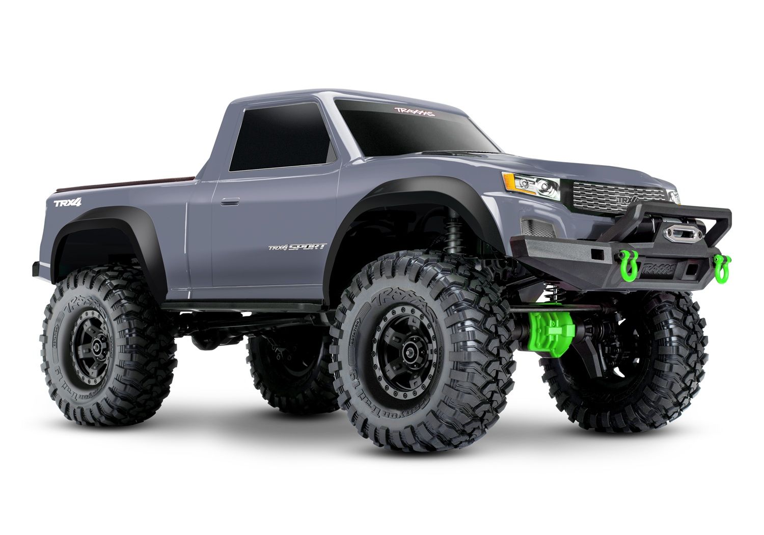 82224-4-TRX-4-Sport-2025-GRAY-3qtr-front_51372001 Traxxas TRX4 Sport 1/10 Scale Trail Rock Crawler Grey - Image 1