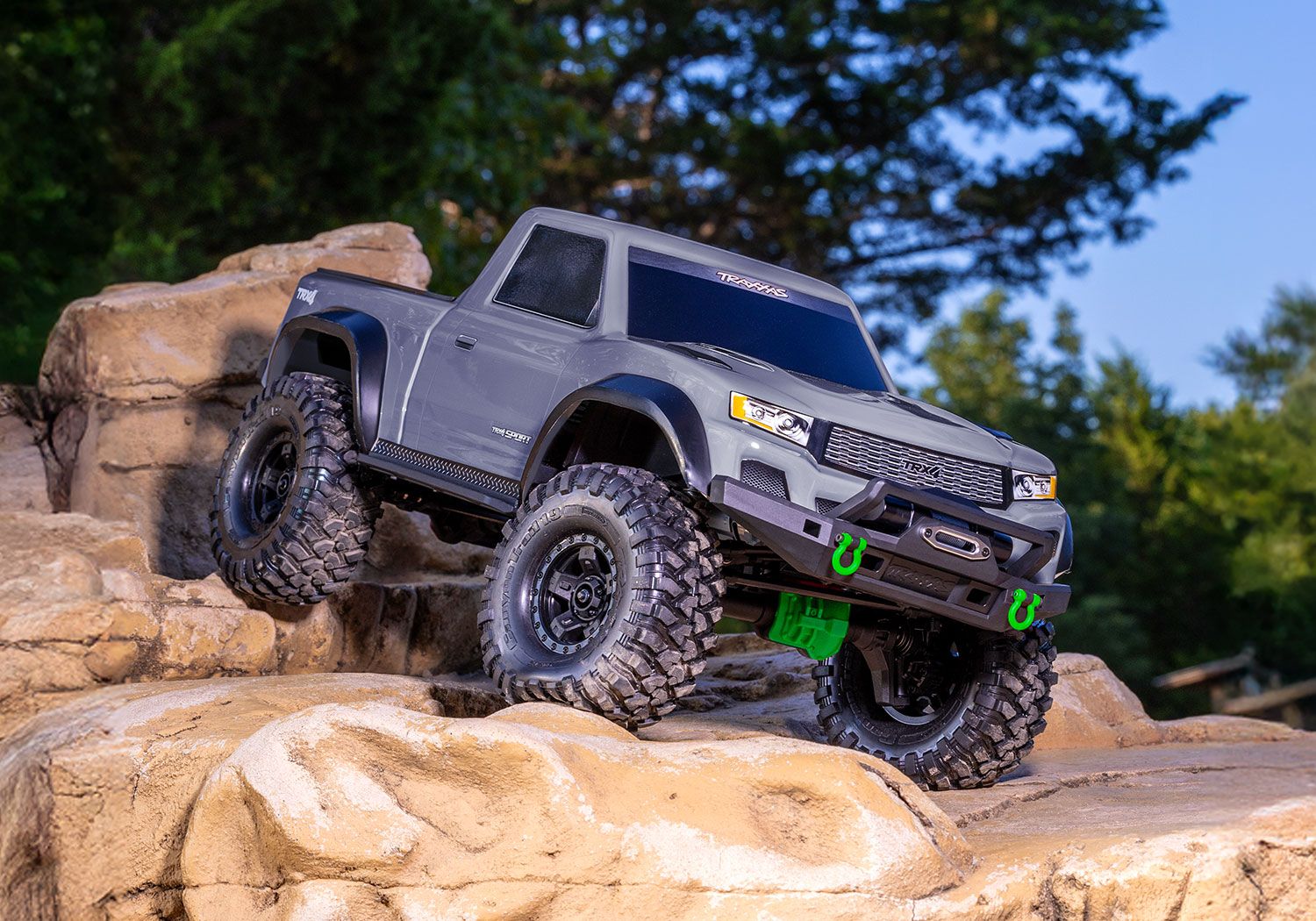 82224-4-TRX4-Sport-Clipless-Action-GRAY-Rock_53373410 Traxxas TRX4 Sport 1/10 Scale Trail Rock Crawler Grey - Image 4